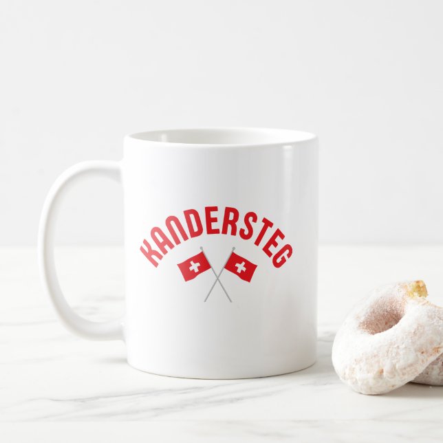 Mug Drapeaux KANDERSTEG Suisse (Avec donut)