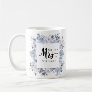 Mug Dream Blue Floral MARIAGE LE NOUVEAU MRS Typograph