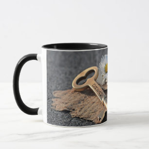 Mug Dream Flower Key Love Man Woman Chain Heart