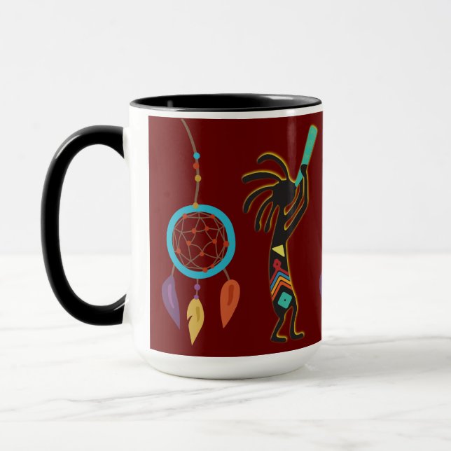 Mug Dreamcatchers Sud-Ouest Kokopelli (Gauche)