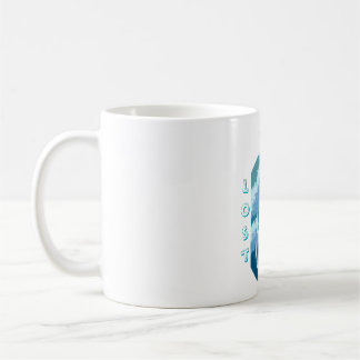 Mug Dreamy Blue Forest – Aesthetic Nature Illustration