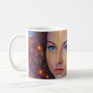 Mug Dreamy Girl with Rainbow Lights