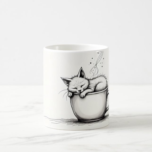 Mug Dreamy Kitten en Coupe (Centre)