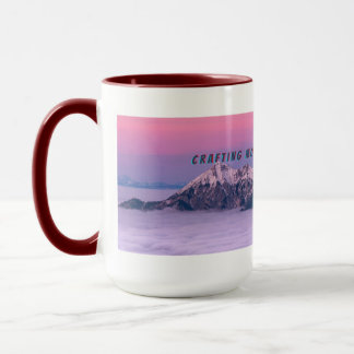 Mug Dreamy Pastel Mountain Art