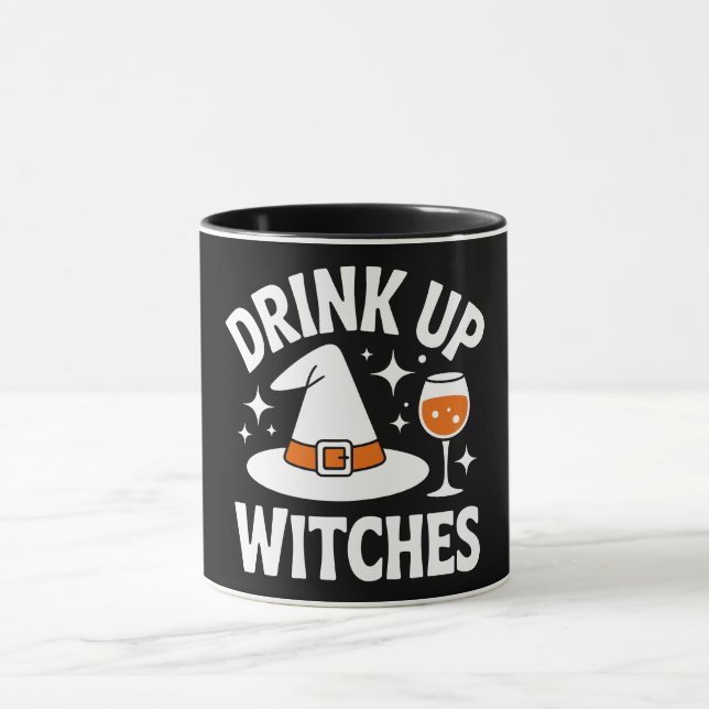 Mug Drink Up Witches Funny Halloween (Centre)