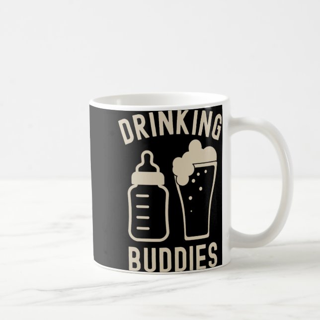 Mug Drinking Buddies Dad Grandpa New Baby Beer And Bot (Droite)