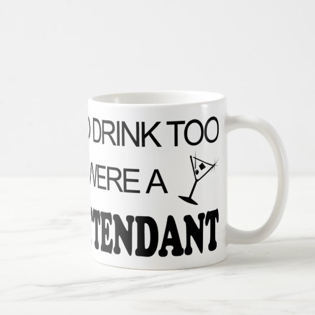 Mug DrinkToo - steward (hôtesse de l'air) (Droite)