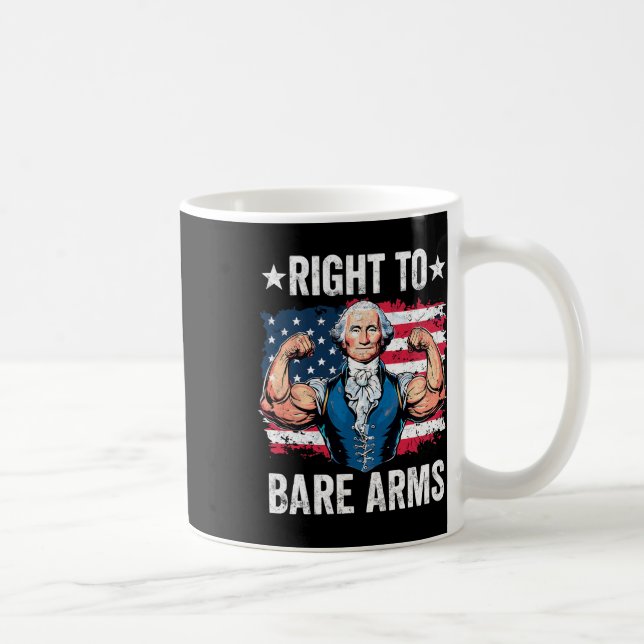Mug Droit À L'Arme Nue George Washington Bodybuilder G (Droite)