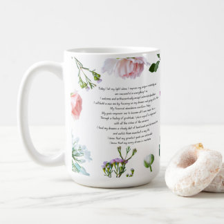 Mug Droit d'attraction Prière d'abondance