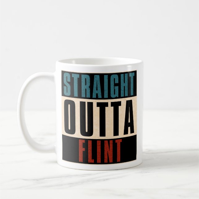 Mug Droit devant Flint Michigan MI (Gauche)