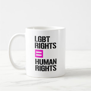 Mug Droits LGBT égaux Droits de l'Homme - - Droits LGB