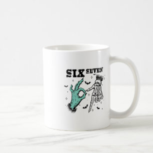Mug Drôle 67 Meme Squelette effrayant Six Sept Générat
