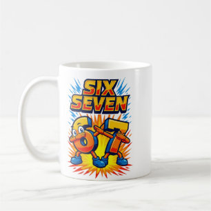 Mug Drôle 67 Six Sept Dab Italien Brainrot 6 7 Mème D