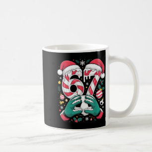 Mug Drôle 67 Six Sept Gardien de but de football Drôle