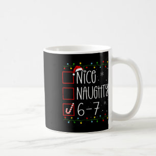 Mug Drôle 67 Six Sept Mème Noël Naughty Nice Lis