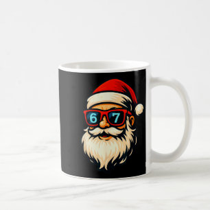 Mug Drôle 6 7 Six Sept Mème Visage de Père Noël Noël H