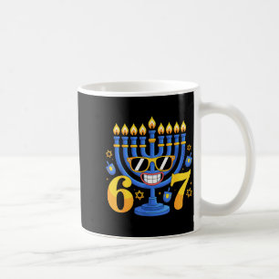 Mug Drôle 6-7 Six Sept Menorah Mème Hanukkah Vacances 