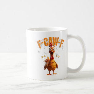 Mug Drôle araignée Web poulet F-caw-f