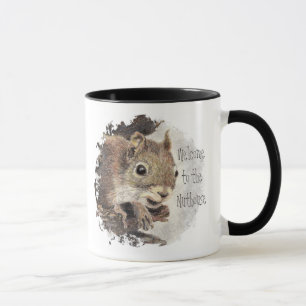 Mug Drôle, Bienvenue à la Nuthouse, Écureuil, Animal