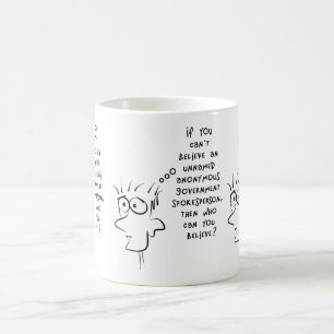 Mug drôle blague anonyme source gouvernementale