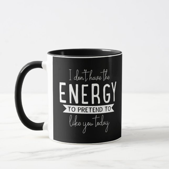 Mug Drôle blague pour papa, je n'ai pas le cadeau éner (Gauche)