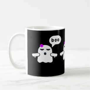 Mug Drôle Boo Coloré De Fille De Désapprobation