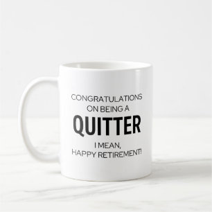 Mug Drôle boug retraite - Félicitations pour être un p