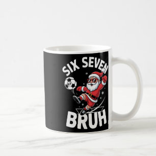 Mug Drôle Bruh Footballeur Père Noël 67 Mème Noël Xmas
