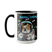 Drôle Bulldog "Barkonaut" Cadeau Amoureux des chie