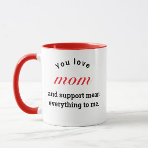 Mug Drôle cadeau à maman Typographie Fête des mères