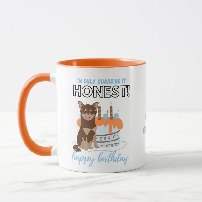 Mug Drôle cadeau d'anniversaire pour Brown Chihuaua Ma (Gauche)