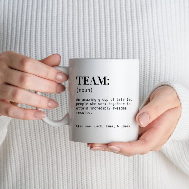 Mug Drôle cadeau de collègue de travail pour l'équipe  (Créateur téléchargé)