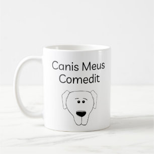 Mug Drôle cadeau de l'enseignant latin - Mon chien l'a