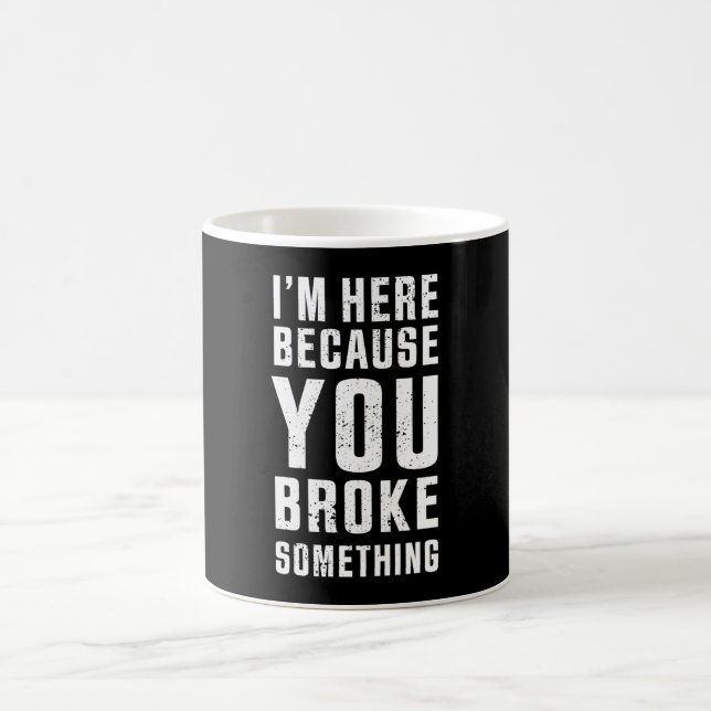 Mug Drôle cadeau de programmeur pour les Geeks de coda (Centre)