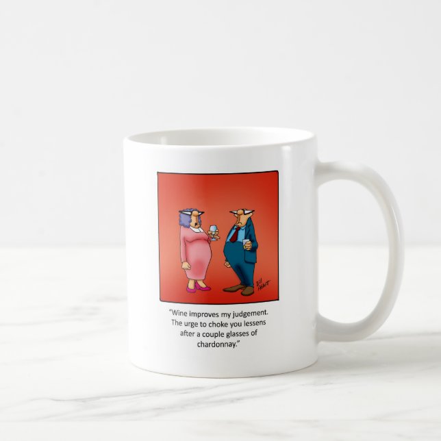 Mug Drôle cadeau de vin! (Droite)