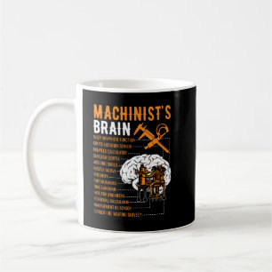 Mug Drôle cadeau Machiniste - Cerveau Machiniste