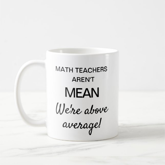 Mug Drôle cadeau pour l'enseignant de mathématiques ca (Gauche)
