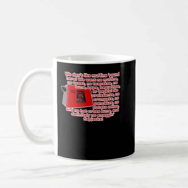 Mug Drôle Cadeau Red Nwarf - Talkie Toaster (Pas de fr (Gauche)