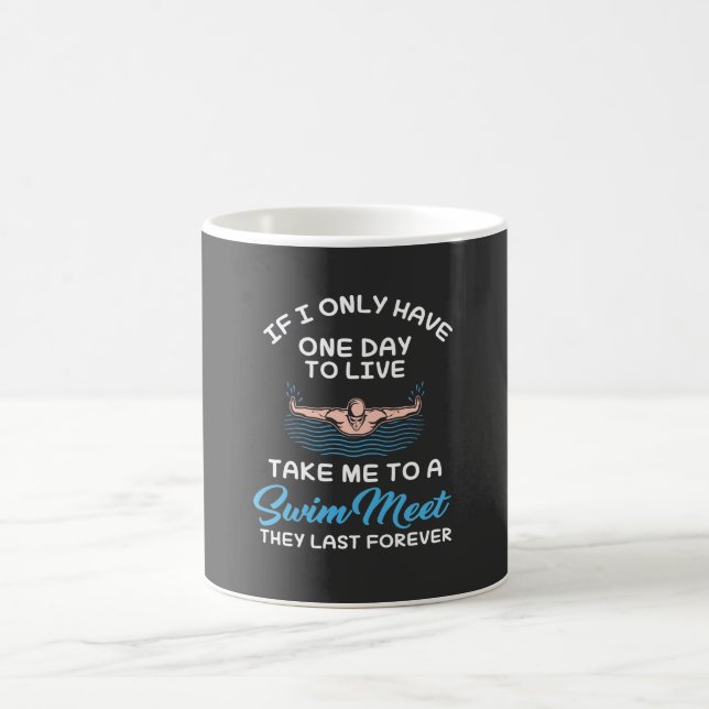 Mug Drôle cadeaux de natation (Centre)