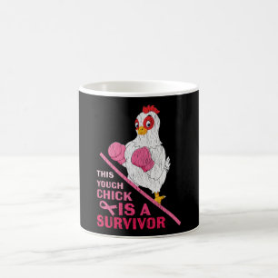Mug Drôle Cancer du sein guerrière Survivor Fille Femm