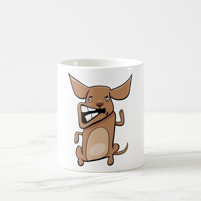 Mug Drôle Cartoon fou chien Hilarious mignon animal an (Créateur téléchargé)