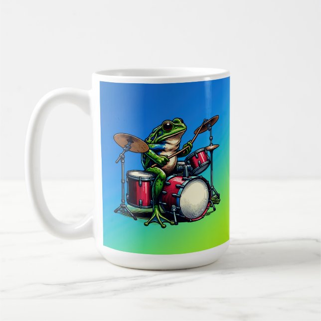 Mug Drôle Cartoon Octopus Jouer de la guitare (Gauche)