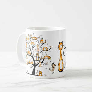 Mug Drôle CATS dans les arbres