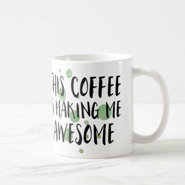 Mug Drôle ce café me rend impressionnant (Droite)