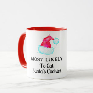 Mug Drôle C'est probablement pour les cookies de Santa