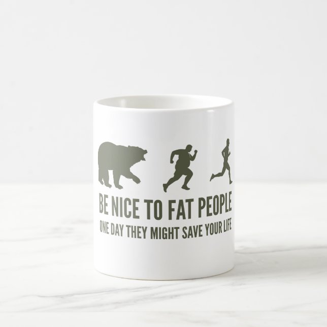 Mug Drôle chasse à l'ours (Centre)