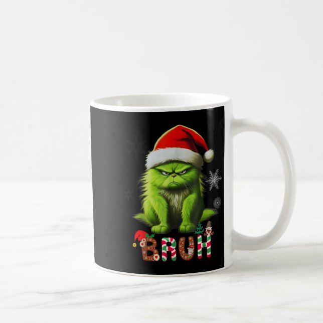 Mug Drôle Chat Bruh Dit Bro (Droite)