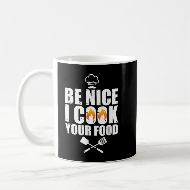 Mug Drôle Chef Art For Men Femme Restaurant Cuisine De (Gauche)