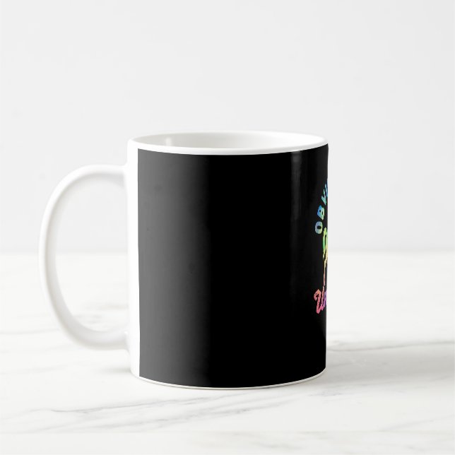 Mug Drôle cheval silhouette poney équitation (Gauche)