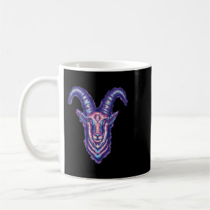 Mug Drôle Chèvre dessinant cornes effrayant déplaisant